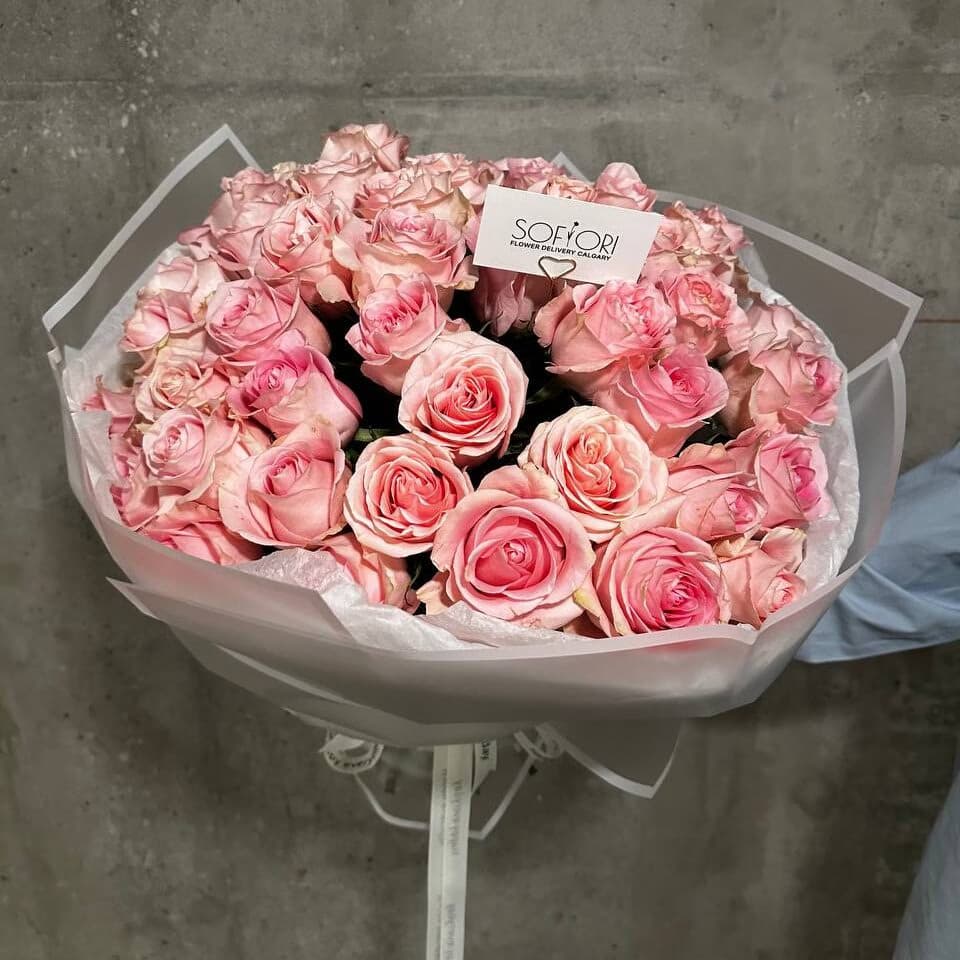 Pink Roses Bouquet