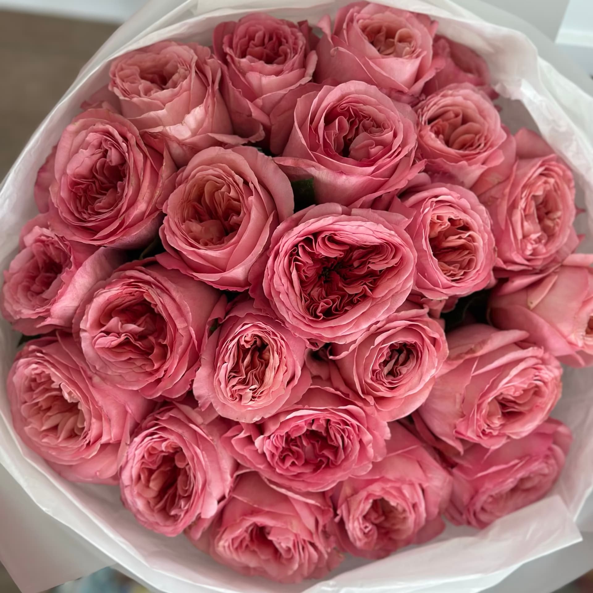 Get Well Soon bouquet — 24 Roses Pink Expression