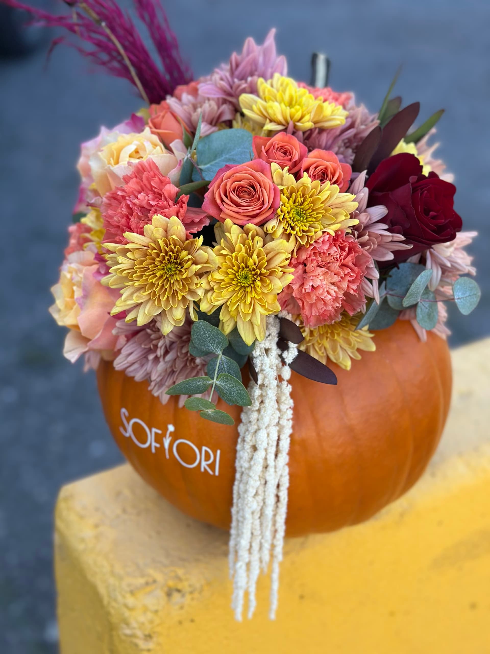 Floral pumpkin