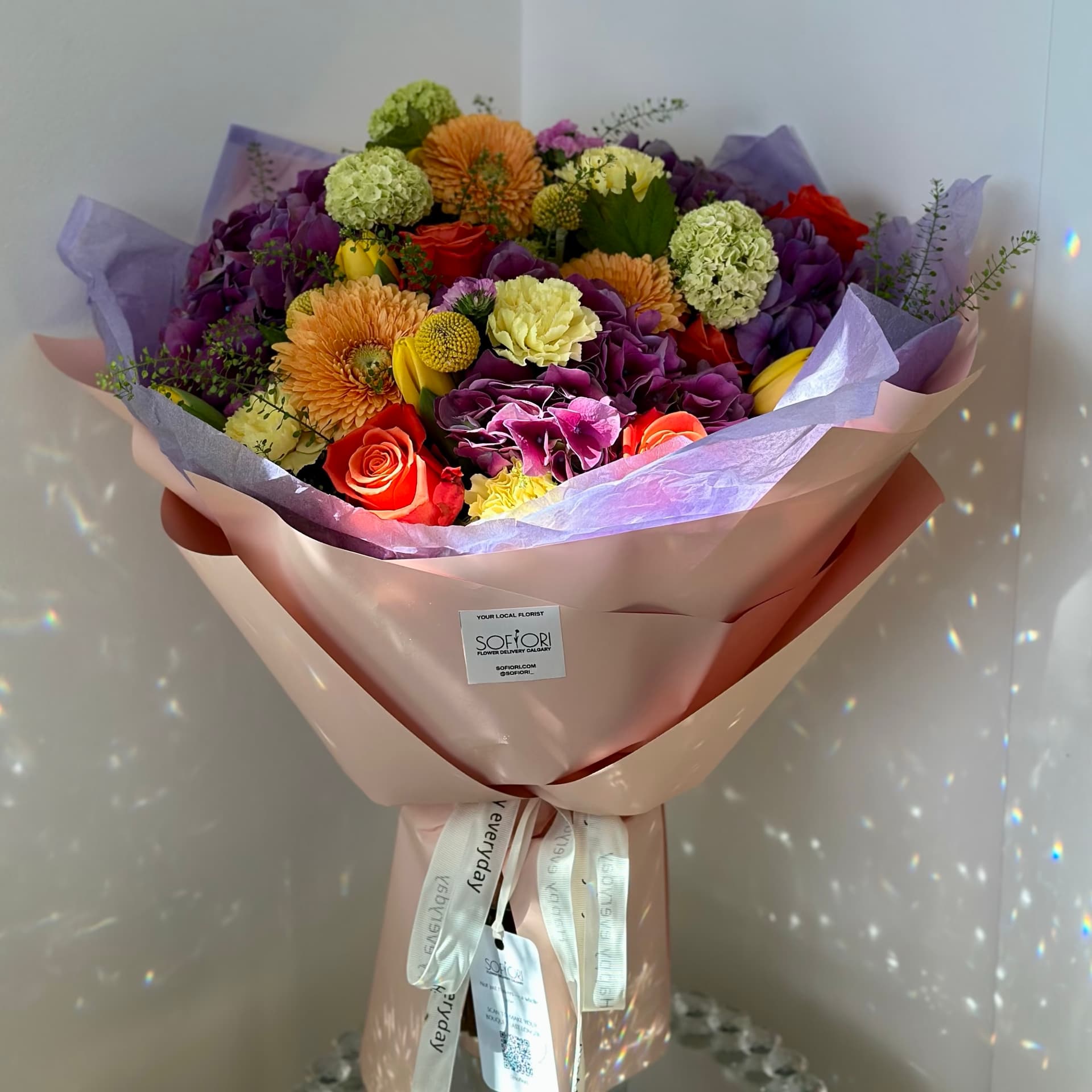 Purple Hydrangeas
