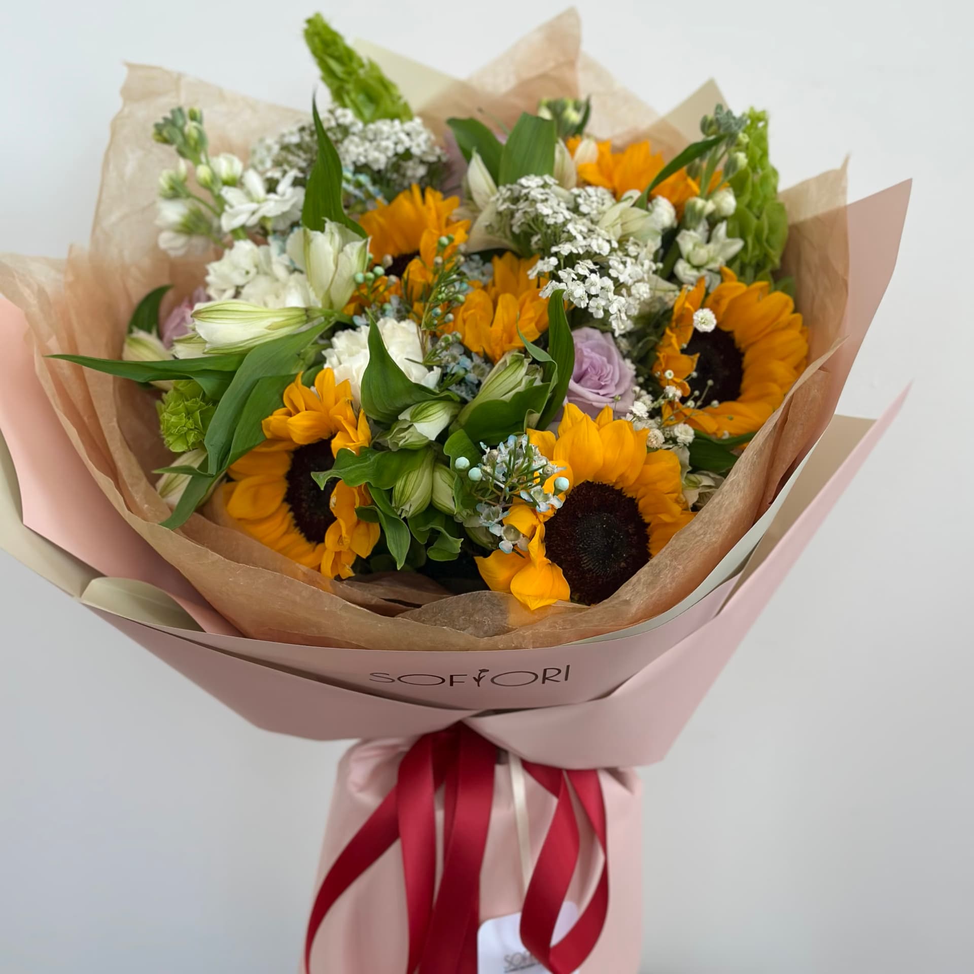 Sunflowers & Alstromeria