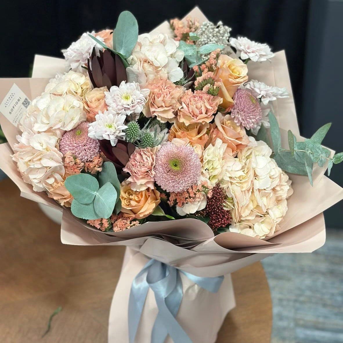 Roses Fall — hydrangeas by Sofiori, Calgary