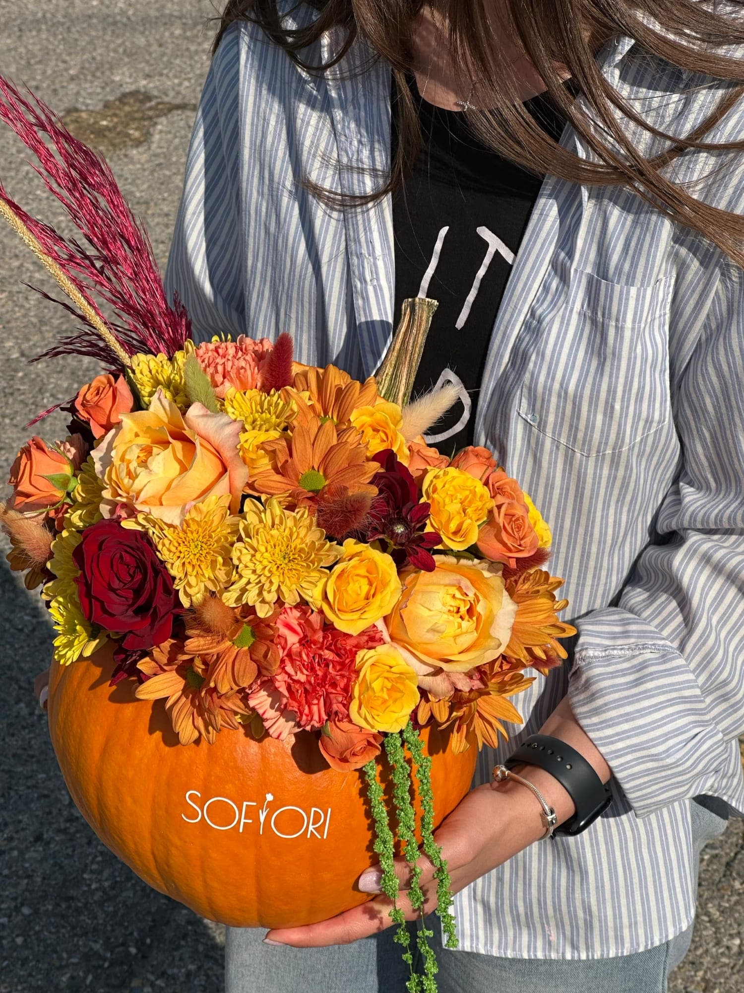 Large Floral Pumpkin — photo 2