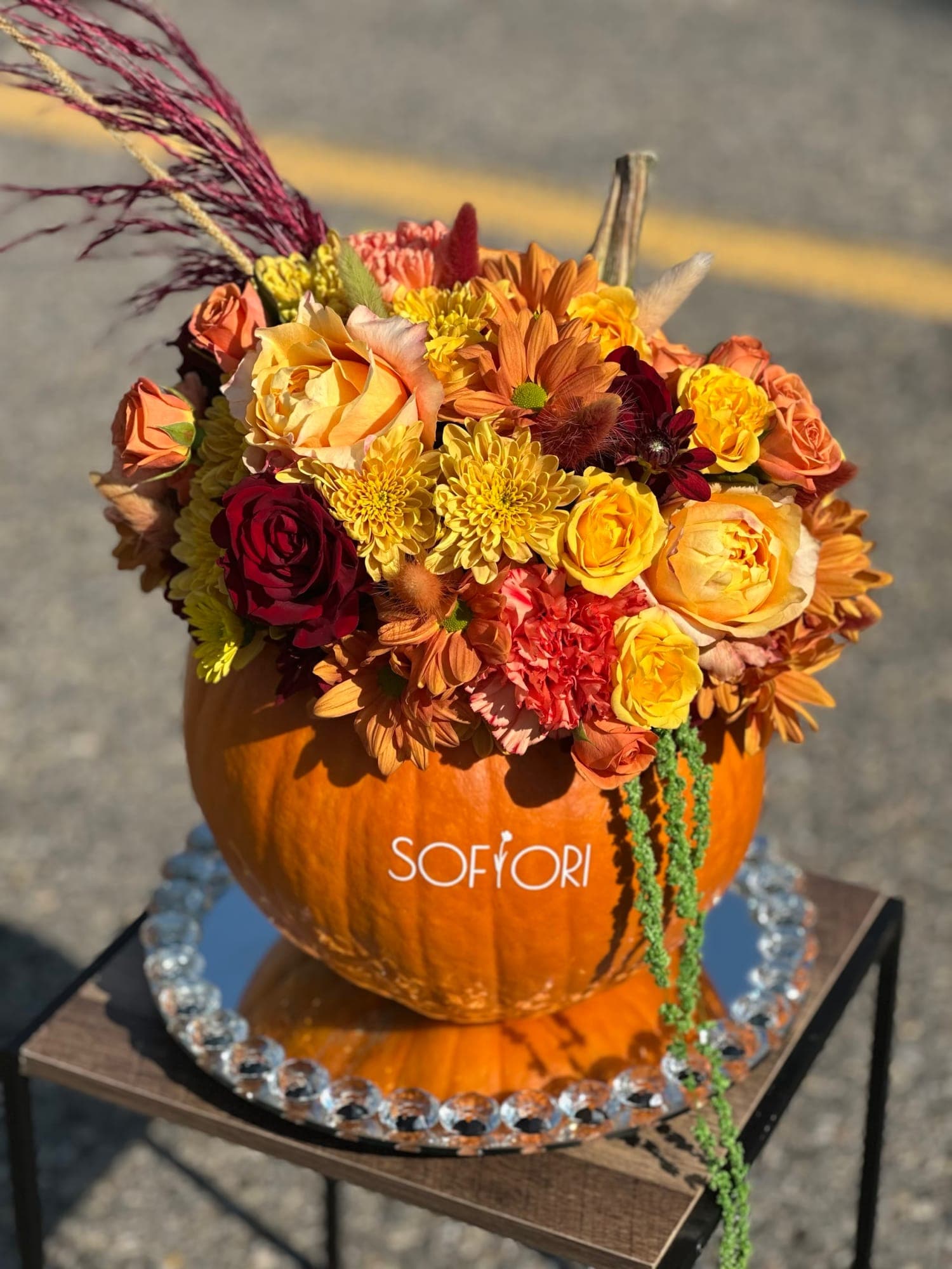 Large Floral Pumpkin — photo 3