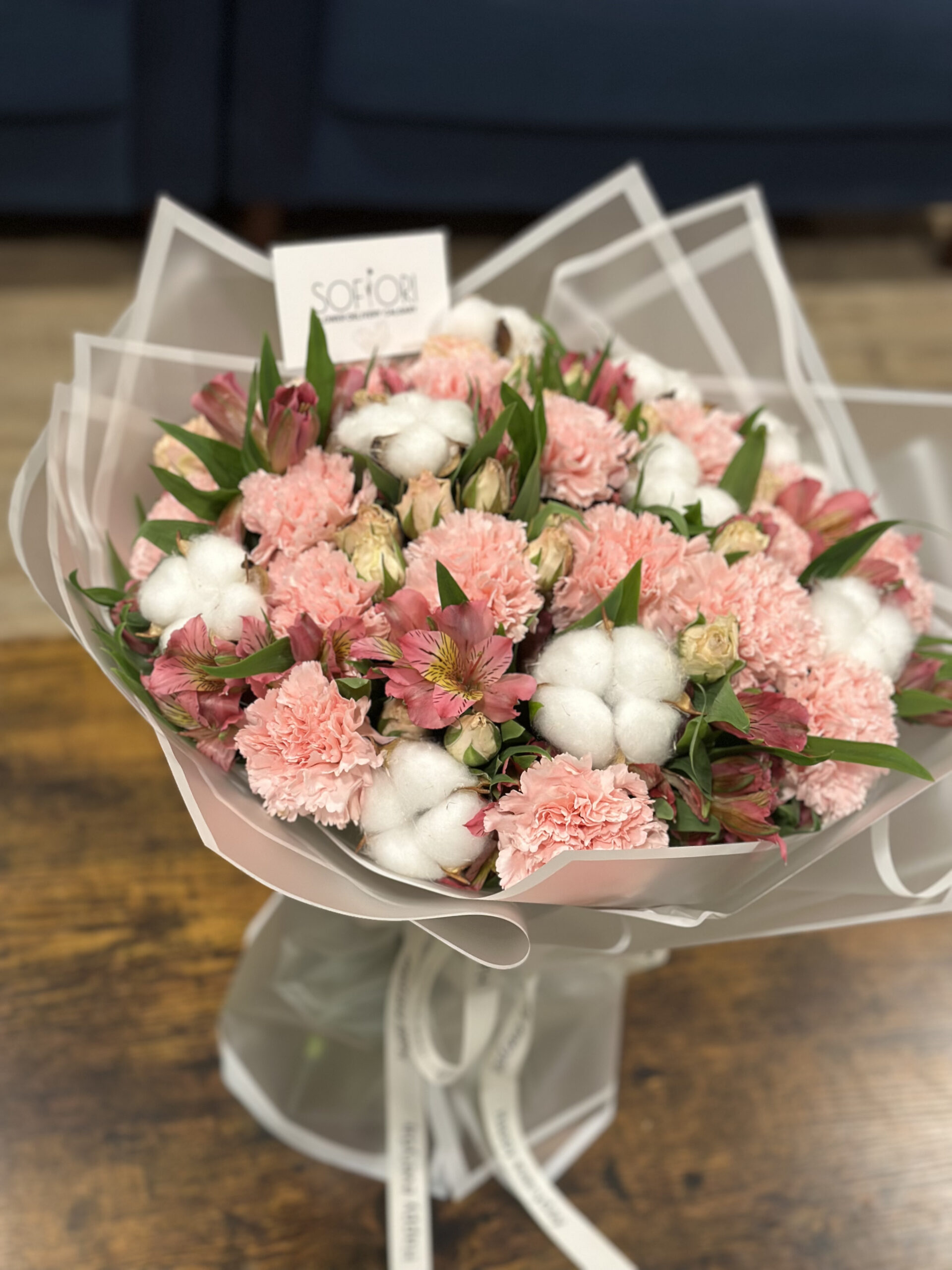 Blush & Cotton Bouquet